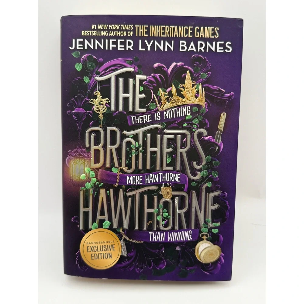 The Brothers Hawthorne Jennifer Lynn Barnes B&N Exclusive Hardcover 1st Ed 2023 - Picture 1 of 6